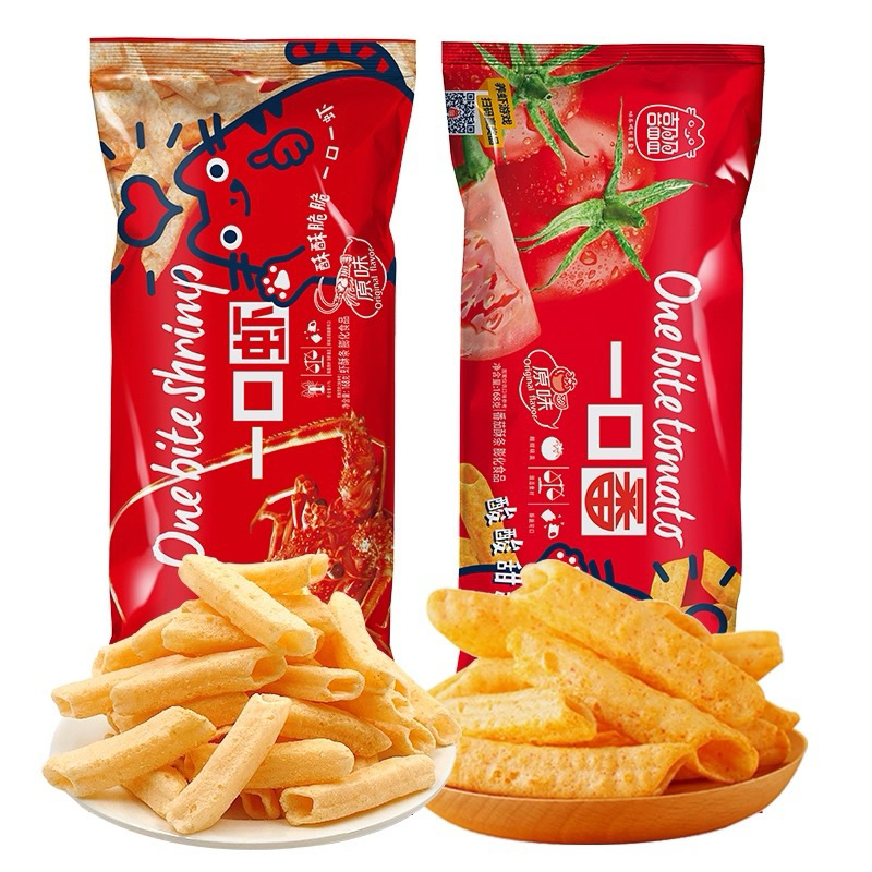 Bim Tôm Bim Cà Chua Thơm Ngon Đủ Vị( snack giòn rụm)