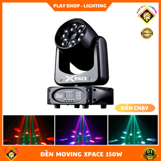 Đèn moving 150w 6 mắt laser dùng trong phòng karaoke, bar mini , phòng bay...