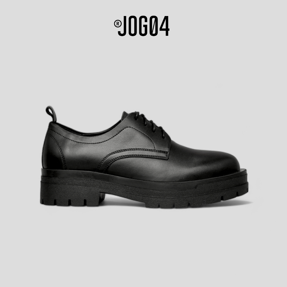 Giày Derby D7 - JOG04 , thiết kế Chunky Derby , chất liệu da bò Nappa nguyên tấm , tăng chiều cao cho nam 5,5cm ( D7 )