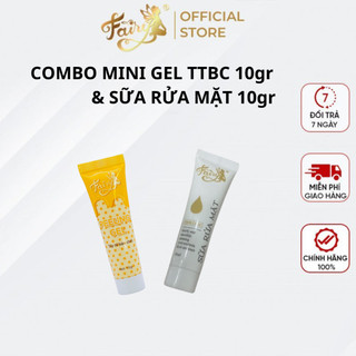 Combo mini Gel TTBC Fairy 10gr & Sữa rửa mặt mini 10 gr