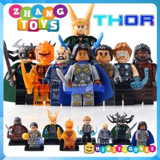 Đồ chơi Xếp hình Thor Ragnarok gồm Loki Topaz Heimdall - Hela - Surtur - Valkyrie - Executioner Minifigures Xinh X0185