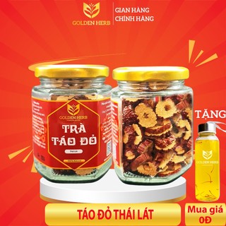 Táo đỏ thái lát sấy khô lọ 80gr