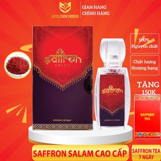 Nhụy Hoa Nghệ Tây Saffron Salam 1Gram/hộp chính hãng giúp ngủ ngon Tặng Sét Trà dưỡng nhan