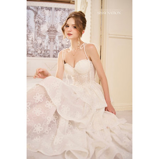 Đầm công chúa bồng bềnh_Our Melody (white)