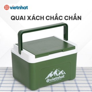Thùng đá vuông thái 2.3 lít 3932, Phích mini giữ nhiệt tiện lợi, Phích Đá giữ nhiệt lên đến 8h, Phích Đá Việt Nhật cao c