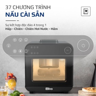 Nồi chiên hơi nước Olivo SF15 - 37 chương trinh cài đặt sẵn
