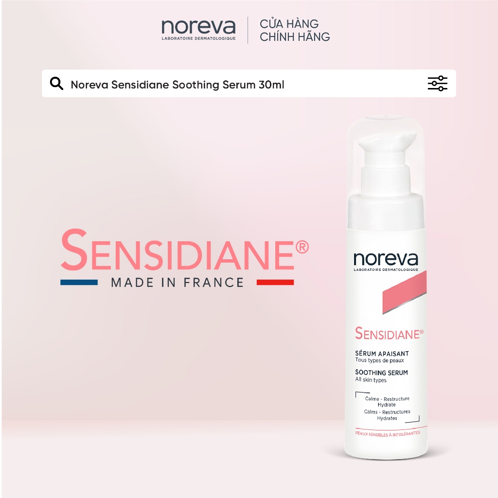 [công ty] Serum cấp ẩm dành cho da nhạy Noreva Sensidiane Soothing Serum 30ml