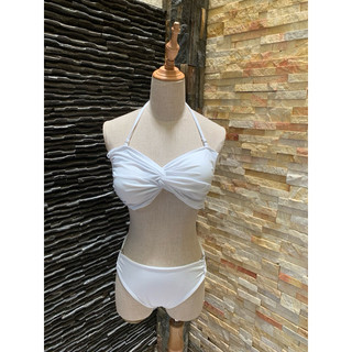Bikini xoắn phối khoen 2 màu
