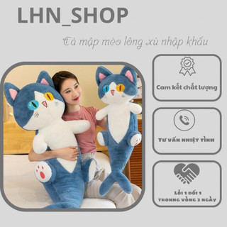 Thú nhồi bông hình cá mập/mèo/cá mập mắt to sáng tạo làm quà tặng cho nữ size 85cm - 1m35cm