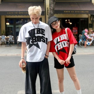 Áo thun boxy f local x whose vibe star 100% cotton unisex