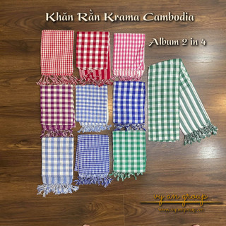 [Album 2] Khăn rằn Campuchia - Khăn rằn thời trang choàng cổ - Khăn rằn đi phượt nhiều màu