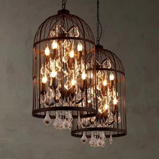 Đèn thả trần, đèn treo thả trang trí, lồng chim phong cách đặc biệt