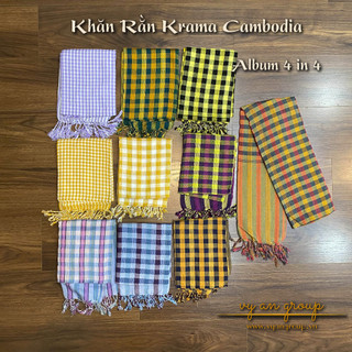 [Album 4] Khăn rằn Campuchia - Khăn rằn thời trang choàng cổ - Khăn rằn đi phượt nhiều màu
