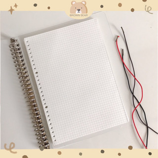 Set Binder Sổ nhựa còng Inox B5/A4 (26/30 lỗ) Set Binder + giấy dày 100gsm 60 tờ