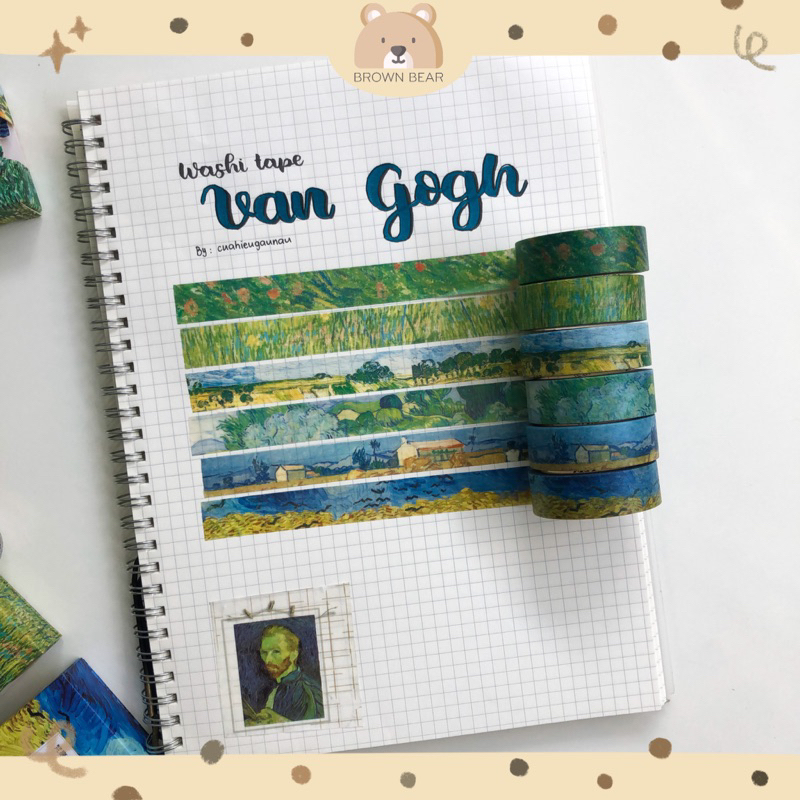 Washi tape Van Gogh (7mét)