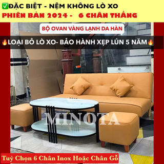 Bộ Sofa Giường Bed Phòng Khách MINOTA 3 Chức Năng Có Thể Bật Giường [ Mã VNDH ] Bàn Chử Nhật 2 Tầng Cao Cấp Chống XẹVNDH