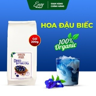 Trà hoa đậu biếc dried butterfly pea nguyên liệu pha chế trà sữa, trà trái cây, làm bánh 200g