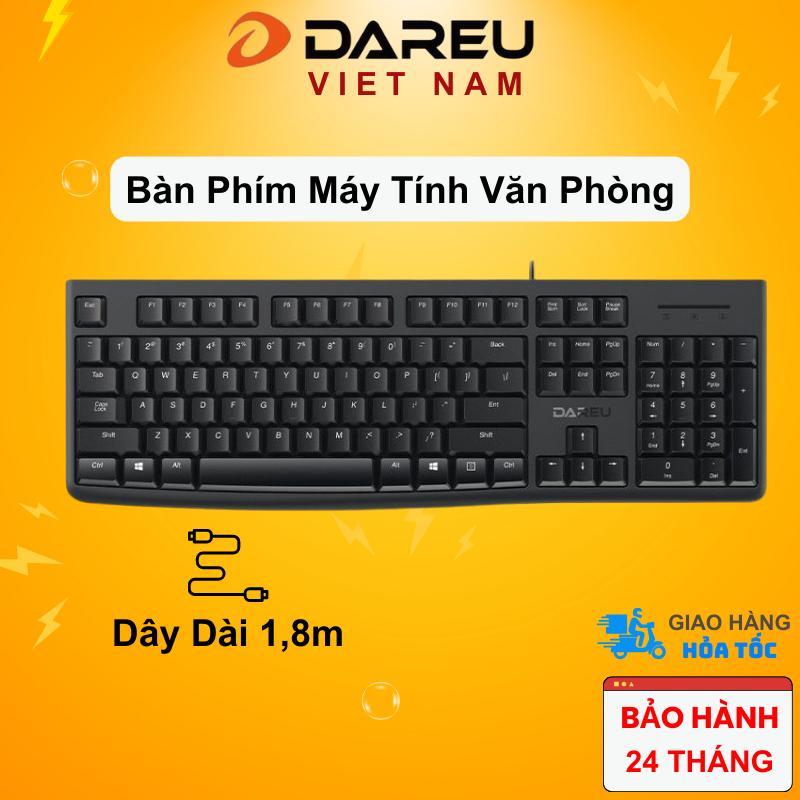 Bàn phím DAREU LK185 - Phím mỏng