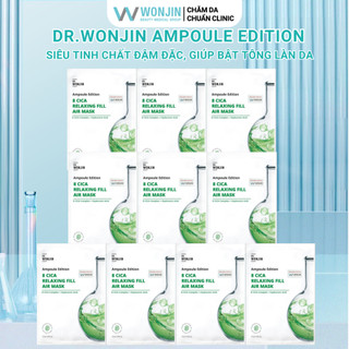 Combo 10 Mặt Nạ Siêu Tinh Chất Phục Hồi  DR WonJin 8 CICA Relaxing Fill Air Mask 30g (KHÔNG HỘP)