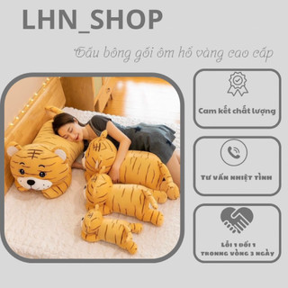 Gấu bông Gối Ôm Hình Hổ Vàng Cho Bé siêu yêu kích thước kích thước 40cm 60cm 80cm 100cm