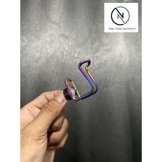 Móc treo đồ xe máy kiểu dáng mỏ vịt 7 màu gắn cho nhiều dòng xe treo vật dụng