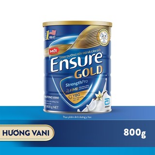 Sữa bột Ensure Gold Abbott hương vani 800g