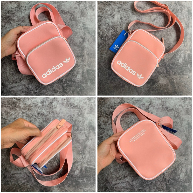 Túi đeo chéo Das Mini logo ba lá full tag code
