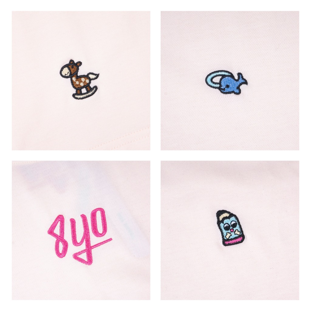 Áo Thun Thêu 8YO CHILDHOOD Tee Cotton Mềm Mịn Mát - Áo Phông Local Brand Unisex Nam Nữ Form Rộng | BigBuy360 - bigbuy360.vn