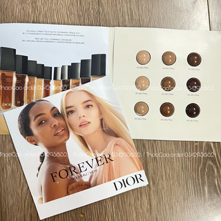 Sample mẫu thử che khuyet điểm dior forever 9 ô