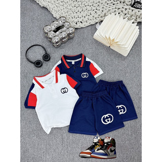 (8-30kg) sỉ set bộ polo Gu.chi phối màu siêu chất, cotton mềm mát cho bé Jane kids
