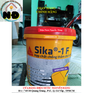 Thùng 18kg sika 1f chống thấm mái, bê tông .ban công, sân thượng. khu vực vệ sinh, khu vực ẩm ướt