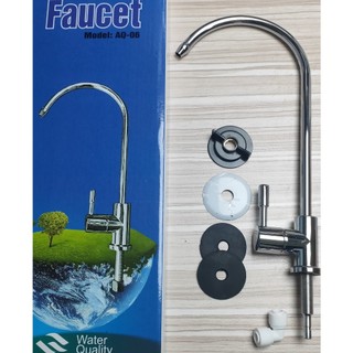 Vòi vặn ốc máy lọc nước, vòi inox vòi gạt tay nhỏ dùng cho máy lọc RO