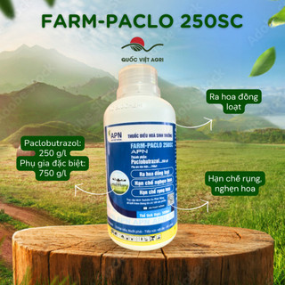Thuốc điều hoà sinh trưởng - farm-paclo 250sc - 500ml