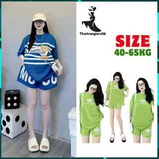 Bộ ngủ nữ mặc nhà, bộ thun cotton nữ cao cấp co giãn 4 chiều, set bộ nữ đẹp, đồ ngủ nữ mặc nhà xinh - thoitrangiare06
