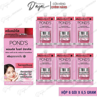 [Hộp 6 Gói] Kem Dưỡng Trắng Da Chống Nắng Ponds Bright Beauty Spf 15 Pa++ Thái Lan 7g