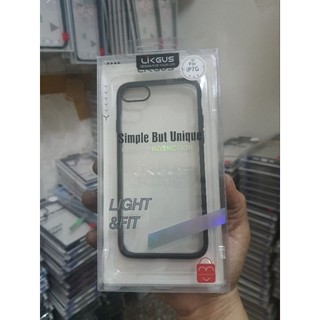 Ốp lưng Likgus trong viền màu cho iphone 7/8/Se 2020
