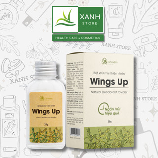Bột khử mùi wings up Cỏ mềm - Bột phèn chua khử mùi hôi chân, hôi nách -  [CHE TÊN] - Cỏ mềm Homelab