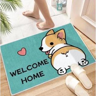 Thảm lau chân 4 mùa, hình thú thấm hút, không trơn trượt - giao mẫu ngẫu nhiên