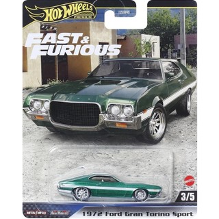 Xe mô hình Hot Wheels Fast & Furious '72 Ford Gran Torino Sport