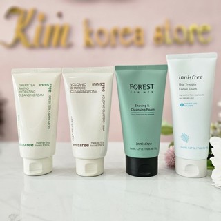 Sữa rửa mặt Innisfree các loại [trà xanh, tro núi lửa, bija, forest for men] - Làm sạch da, kiềm dầu, giảm mụn mẫu mới