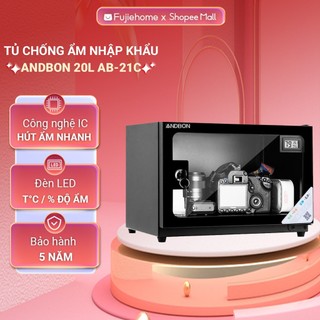 Tủ chống ẩm máy ảnh 20 lít nhập khẩu ANDBON AB-21C,tiết kiệm điện bảo hành 5 năm chính hãng