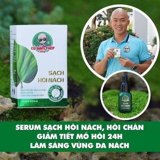  SERUM KHỬ HÔI NÁCH HÔI CHÂN NGĂN TIẾT MỒ HÔI DÀNH CHO CẢ NAM VÀ NỮ 10ML 