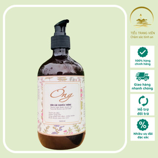 Dầu gội truyền thống Óng Tiều Trang Viên, Dầu gội giảm rụng tóc, gàu, nấm da đầu, thúc đẩy quá trình mọc tócc.