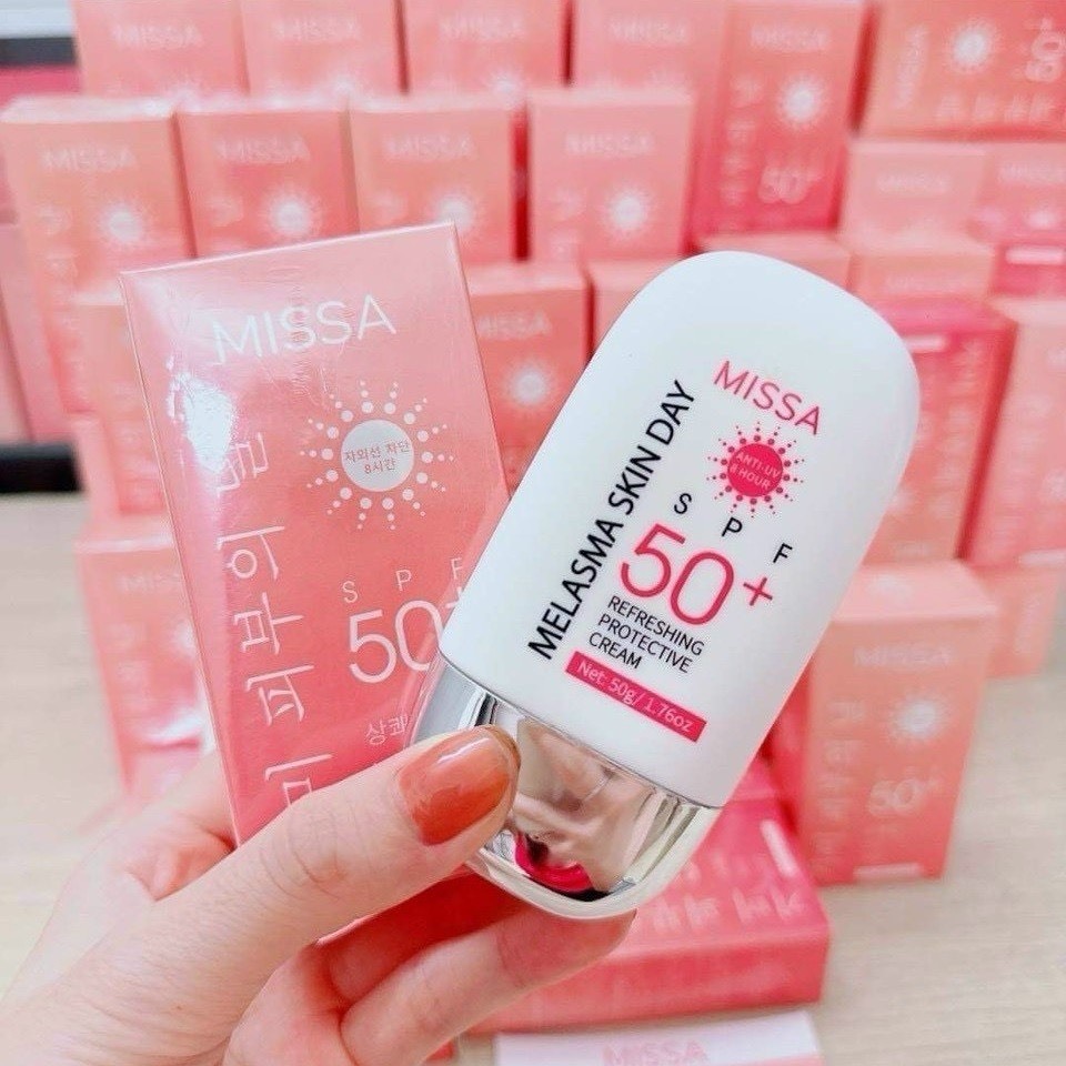 Kem Chống Nắng Missa Kiềm Dầu, Nâng Tone, Chống Nắng SPF 50+