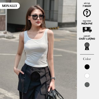Áo hai dây nữ Monally bản to trơn basic nhiều màu N7 M.A2D.067