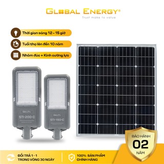 Đèn Đường Led, Đèn Năng Lượng Mặt Trời Siêu Sáng Tự Động Bật Tắt Công Suất 30W 40W
