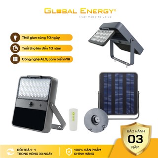 Đèn Led Bảng Hiệu Năng Lượng Mặt Trời Gelta GDS100A, Đèn Pha Tích Hợp Cảm Biến 3 trong 100W