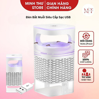 Đèn Bắt Muỗi Diệt Côn Trùng Thông Minh Có Đèn LED Kiêm Đèn Ngủ Có Cổng Sạc USB Hàng Cao Cấp Loại 1 Có Bảo Hành 2024