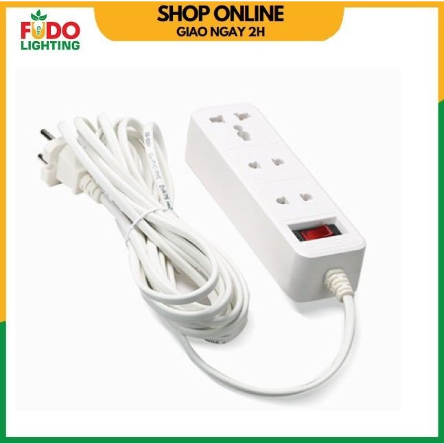 Ổ cắm đa năng RẠNG ĐÔNG OC05 3C/10A 2500W chính hãng