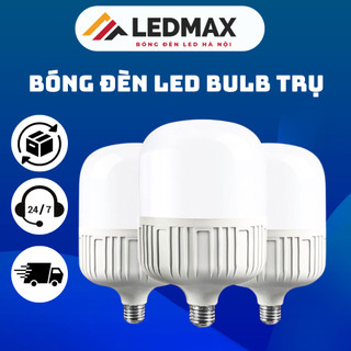 Bóng Đèn Led Trụ Ánh Sáng trắng- Vàng  40w 50w 60w 30w 20w 10w, Bóng Led Tiết Kiệm Điện Năng
